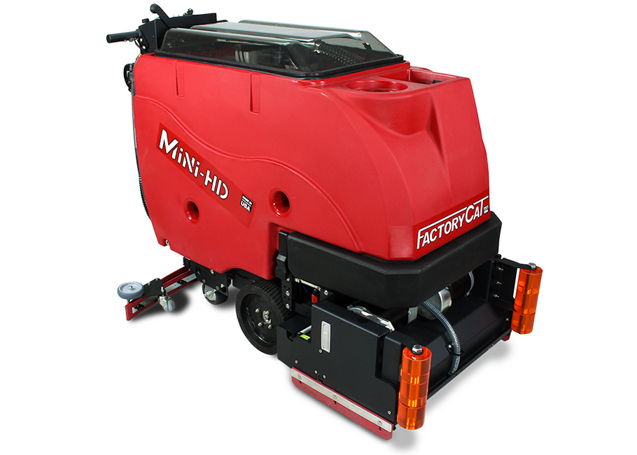 Factory Cat Mini-HD Walk Behind Scrubber Sweeper
